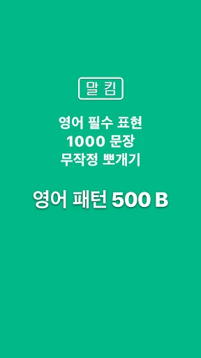 말킴의 영어회화 패턴500-B