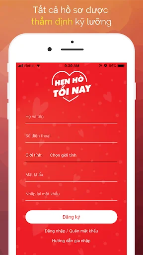Hẹn Hò Tối Nay kết bạn