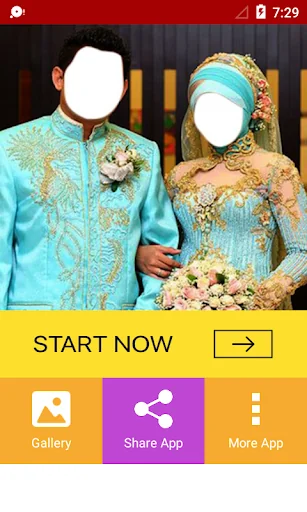 Hijab Wedding Couple Suit
