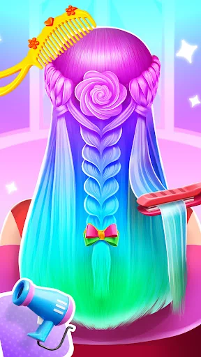 Braided Hair Salon MakeUp Game