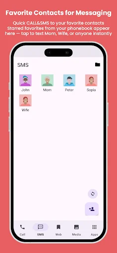 My favorites-contacts,bookmark