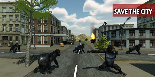Angry gorilla shooting fps 3D