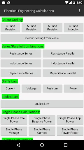 Electrical Calculations