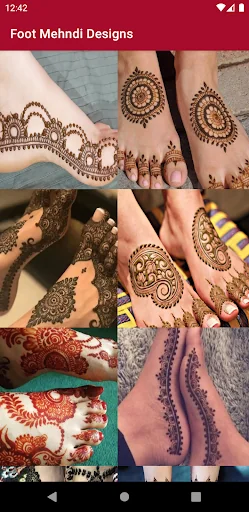 Foot Mehndi Designs