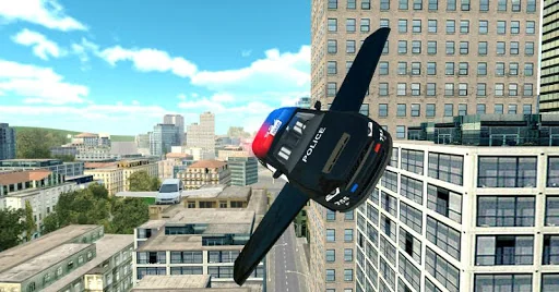 Flying Police Car Simulator