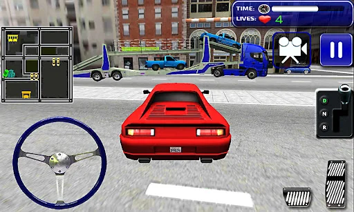 Car Transporter Parking 3D