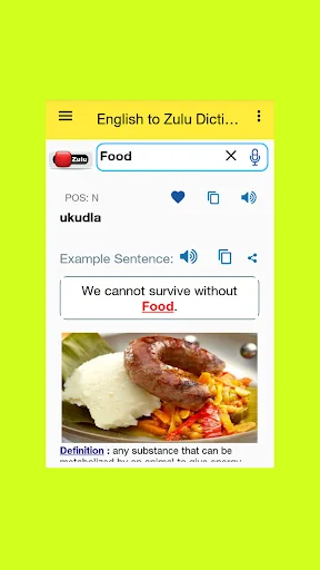 English to Zulu Dictionary