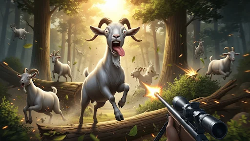 Crazy Goat Sniper Hunter