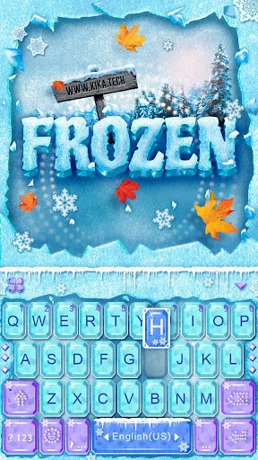 Frozen Kika Keyboard Theme