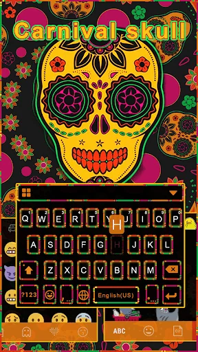 Carnivalskull Keyboard Theme