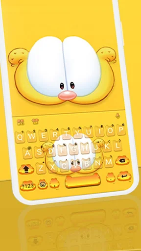 Cartoon Fat Cat Keyboard Theme