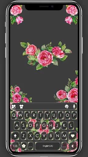 Classic Vintage Flower Keyboar