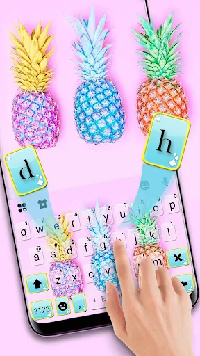 Colorful Pineapples Keyboard T