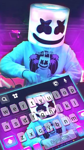 Cool Purple DJ Keyboard Backgr