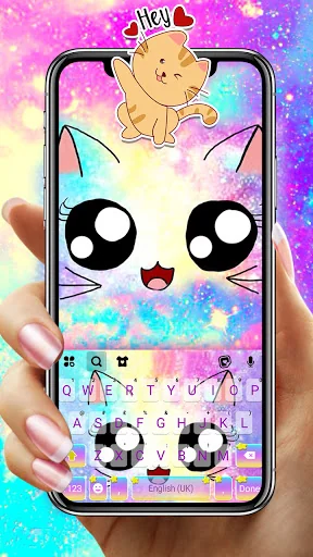 Cute Galaxy Cat Theme