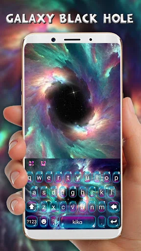 Galaxy Space Blackhole Keyboar