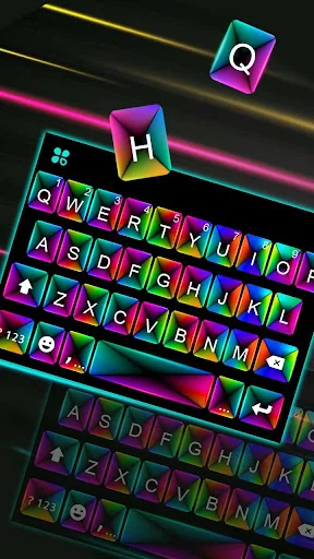 Laser Color Box 3D Theme
