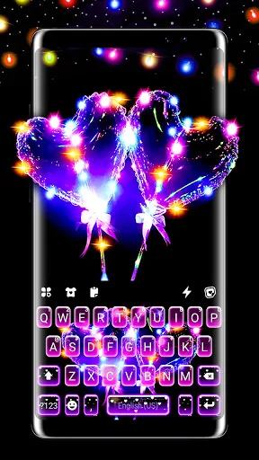 LED Heart Balloons Theme