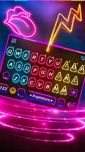 Multi Color Led Light Keyboard