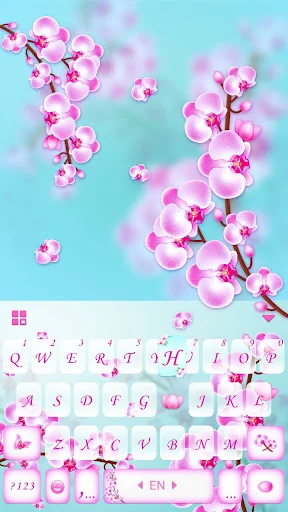 Orchid Flowers Theme