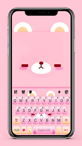 Pink Cute Bear Theme