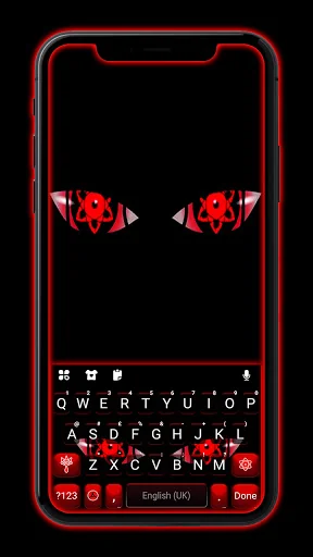 Sharingan Eyes Keyboard Backgr