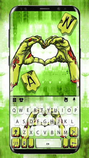 Zombie Love Keyboard Theme