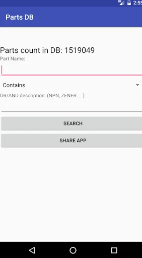 Electronic Parts Offline DB
