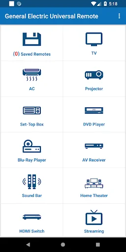 General Electric Remote