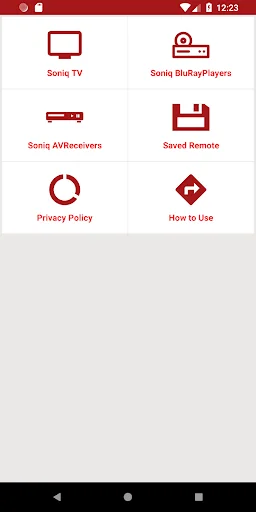 Soniq TV Remote