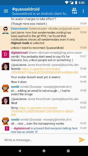 Quasseldroid IRC