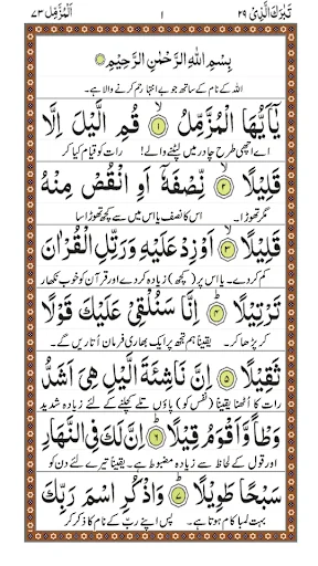 Surah Muzammil - Qari Basit Au