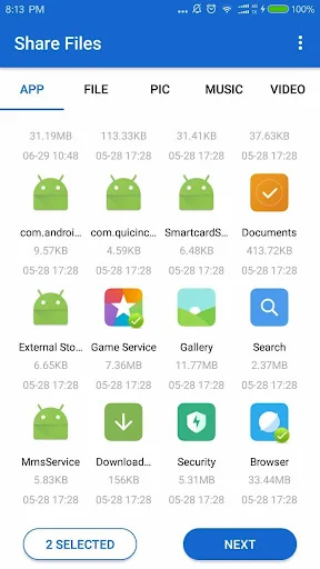 Transfer App Apk Files