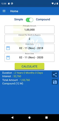 Village Interest Calculator