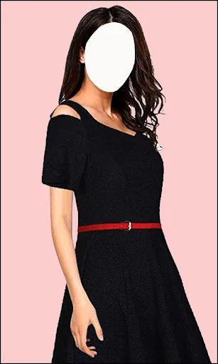 Women Off Neck Dress PhotoSuit