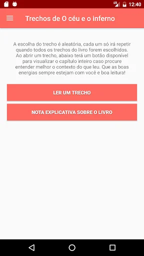 Trechos de O céu e o inferno
