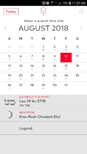 Kabbalistic Calendar