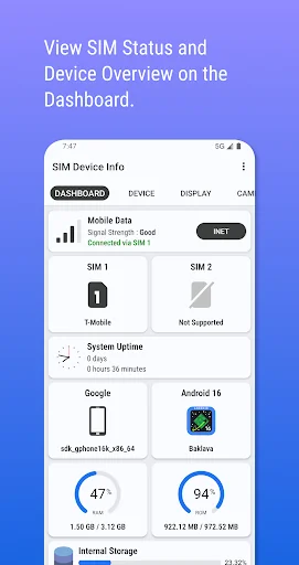 SIM Device Info - Phone & SIM