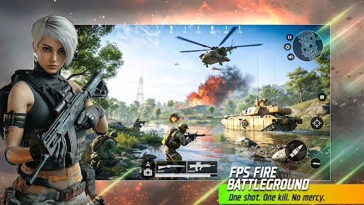 Fps Fire Battleground Offline