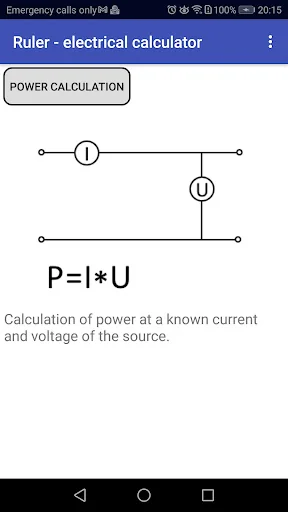 Electrical calculator