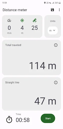 Distance meter
