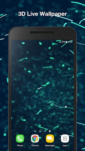 Neon Particles Live Wallpaper