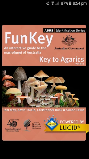 FunKey: Key to Agarics