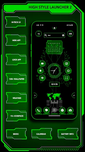 High Style Launcher 2 - Hitech