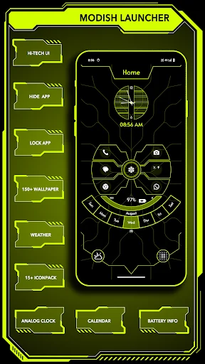 Modish Launcher - App lock