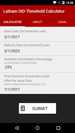 OID Threshold Calculator