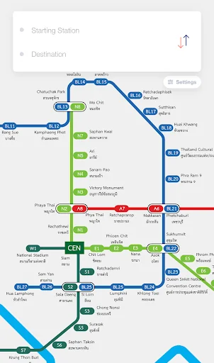 Bangkok MRT Boat BTS Airport L