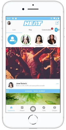 Heat - The social network
