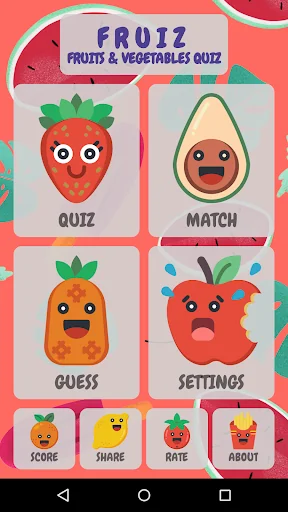 Fruit & Vegetable Quiz - Fruiz