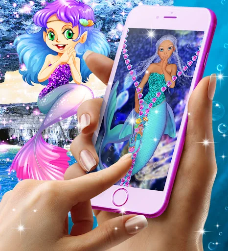 Mermaid lock screen